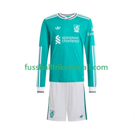 Fußballtrikots Liverpool Kinder 2025-2026 Langarm 3rd trikot kaufen